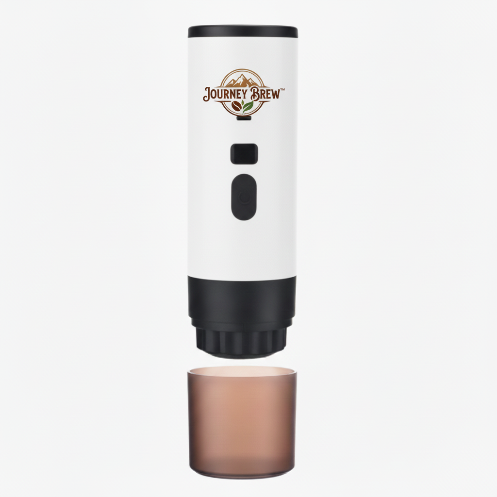 Nieuwe 3-in-1 draagbare koffiezetter, Journey Brew™ digitaal display 